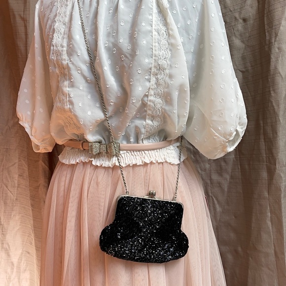 Vintage La Regale caviar beaded luxury purse - Picture 2 of 11